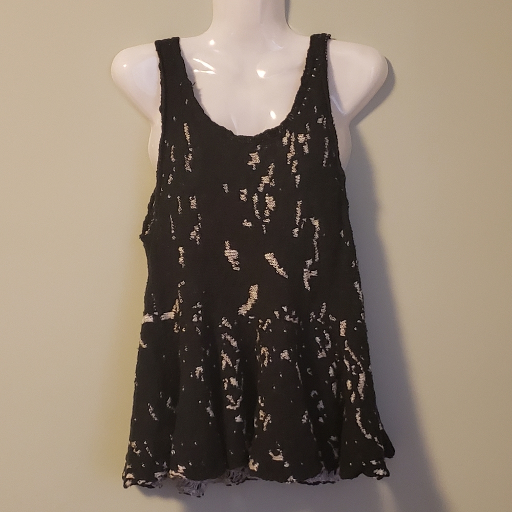 Anthropologie/Free People Peplum Sweater Tank